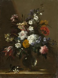 A Vase of Flowers on a Table