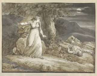 Colma Discovering the Dead Bodies of Salgar and Her Brother