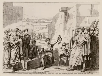 Discovery of the Severed Head of a Man While Digging the Foundations of the Temple of Jupiter, Rome