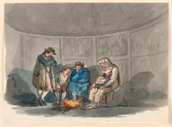 A Family of Shepherds at Night, 1807-08