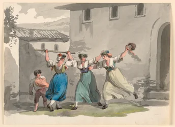 Fight of Women in Rome
