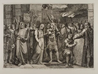Floronia About to Enter Her Tomb
