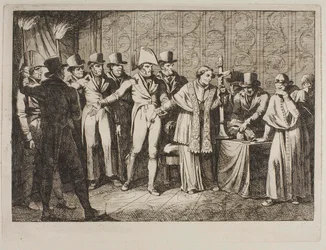 Pius VII Abducted by the French on July 6, 1809 by Night