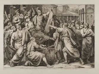 The Roman People Swear to Take Revenge on the Murder of Caesar