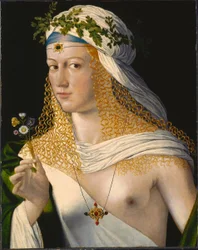 Idealized Portrait of a Courtesan as Flora
