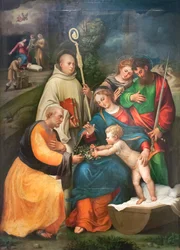 Holy Family with Saints Benedict, Paul and Magdalene