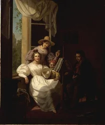 A Musical Party in an Interior