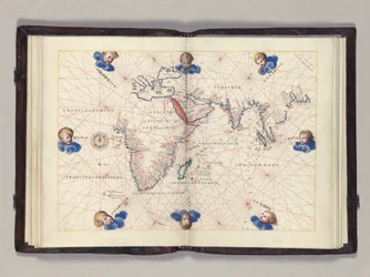 Chart 3: Indian Ocean, Portolan Atlas of the World, Venice