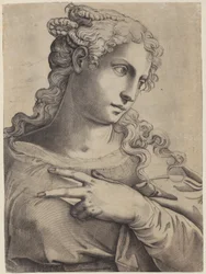 Young Woman Looking to the Right