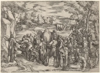 Moses Striking the Rock