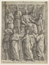 Judge delivering a verdict (History of Emperor Trajan series)