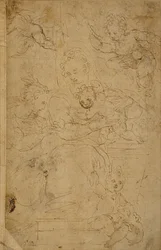 Virgin and Child with Infant St. John the Baptist and a Female Saint