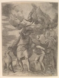 The Angel Staying the Arm of Abraham, after 1552