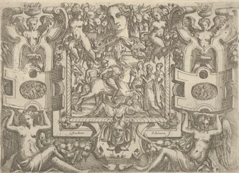 Figure on Horseback Holding a Sword and Riding Over a Figure Lying on the Ground