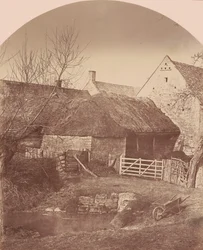Farm Yard, Prestbury near Cheltenham, c. 1855