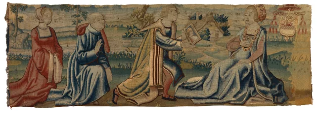 Tapestry, Proposal of Marriage by Proxy, from Belgium