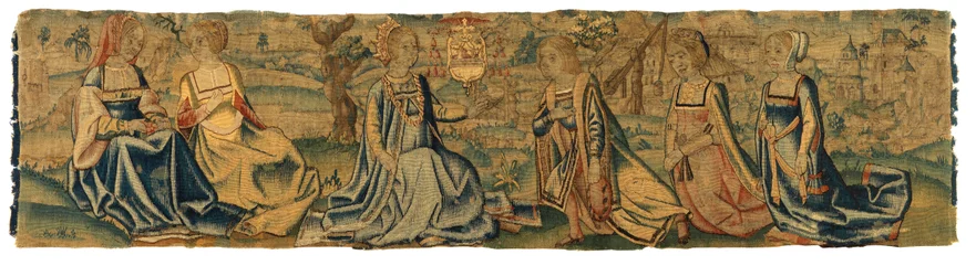 Tapestry, The Princess and Her Wooer, Possibly from Brussels