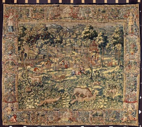 The Hunting Tapestry of the Manufactures of Brussels, 16th Century, Genoa, Musei di Strada Nuova