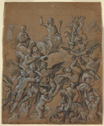 Christ in Glory with Angels, ca. 1630