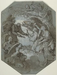 St. Peter and the Angels Receive a Soul in Paradise