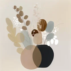 Abstract Botanical Arrangement