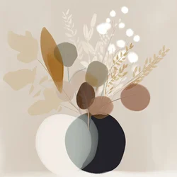 Abstract Botanical Arrangement