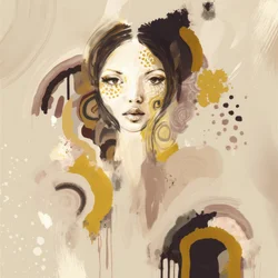 Abstract Fashion Portrait