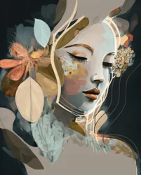 Dreamy Botanical Portrait