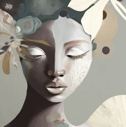 Ethereal Floral Portrait