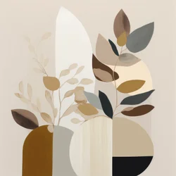 Modern Botanical Abstract