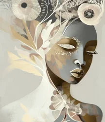 Portrait of a Woman with Closed Eyes