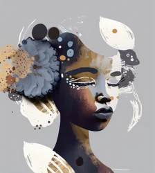 Serene Abstract Woman