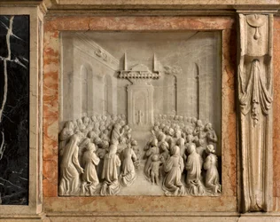 Crypt, Ark of Saints Marcellinus and Peter Exorcist, Miracle of Doves