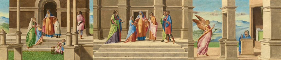 The Presentation and Marriage of the Virgin, and the Annunciation