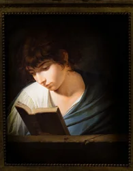 Young Man Reading Homer