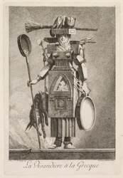 Masquerade in the Greek Style: The Vivandière in the Greek Style (Plate 2)