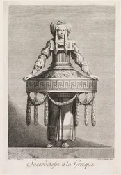 Masquerade à la Grecque: Priestess à la Grecque Plate 8