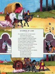 The Horse and the Ass, illustration from 