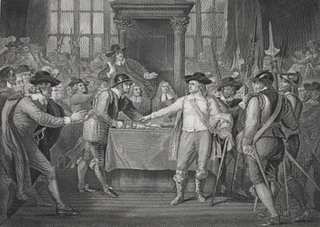 Oliver Cromwell Dissolving the Long Parliament