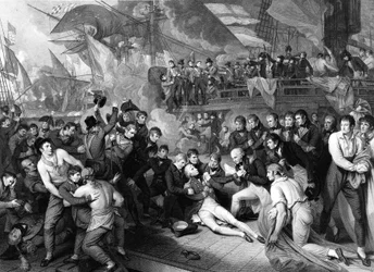 The death of Horatio Nelson