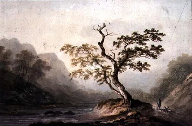 Landscape with River and Mountains