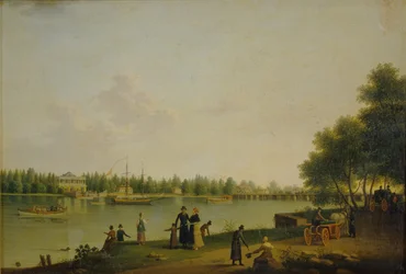 View of the Dacha of Prince Stroganov Near Saint Petersburg
