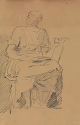 Study of a Seated Figure