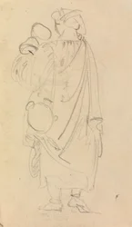 Study of a Woman, Carrying a Child