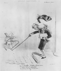 Caricature of Adolphe Adam, from Pantheon Charivarique