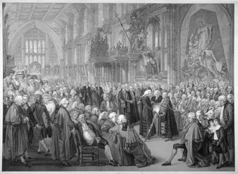 Interior of the Guildhall, City of London
