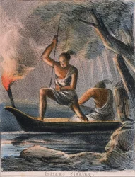 Indians Fishing, c. 1845