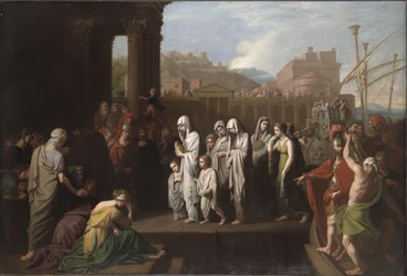 Agrippina Landing at Brundisium with the Ashes of Germanicus