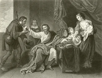 Alfred Dividing the Loaf