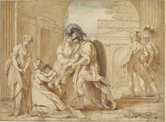 Hector Taking Leave of Andromache: The Fright of Astyanax, 1766